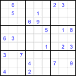 Судоку 9х9 #3300 очень трудный