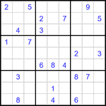 Судоку 9х9 #3314 очень трудный