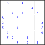 Судоку 9х9 #3315 очень трудный