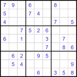 Судоку-отшельники 9х9 #38 легкий Судоку-отшельники 9х9 #38 легкий