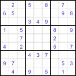 Судоку-отшельники 9х9 #39 легкий Судоку-отшельники 9х9 #39 легкий