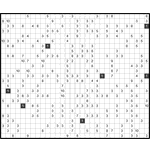 Филиппинский кроссворд #2347 “Динозавр”