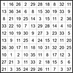 Лабиринт-число 10х10 #2