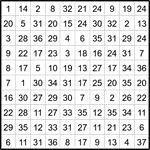 Лабиринт-число 10х10 #5