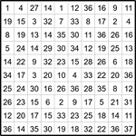 Лабиринт-число 10х10 #6