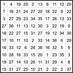 Лабиринт-число 10х10 #9