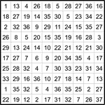 Лабиринт-число 10х10 #11