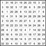 Лабиринт-число 10х10 #12