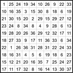 Лабиринт-число 10х10 #13