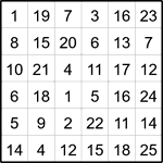 Лабиринт-число 6х6 #3 Лабиринт-число 6х6 #3