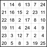 Лабиринт-число 6х6 #4 Лабиринт-число 6х6 #4