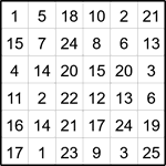 Лабиринт-число 6х6 #14 Лабиринт-число 6х6 #14
