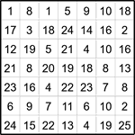 Лабиринт-число 7х7 #7 Лабиринт-число 7х7 #7