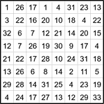 Лабиринт-число 8х8 #3 Лабиринт-число 8х8 #3