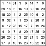 Лабиринт-число 8х8 #6 Лабиринт-число 8х8 #6