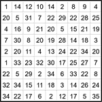 Лабиринт-число 9х9 #5 Лабиринт-число 9х9 #5
