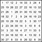 Лабиринт-число 9х9 #6 Лабиринт-число 9х9 #6