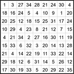 Лабиринт-число 9х9 #8 Лабиринт-число 9х9 #8