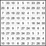 Лабиринт-число 9х9 #10 Лабиринт-число 9х9 #10