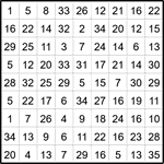 Лабиринт-число 9х9 #16
