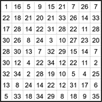 Лабиринт-число 9х9 #17