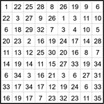 Лабиринт-число 9х9 #18