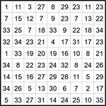 Лабиринт-число 9х9 #21