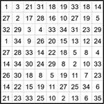 Лабиринт-число 9х9 #26
