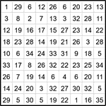 Лабиринт-число 9х9 #28