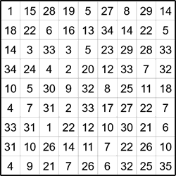 Лабиринт-число