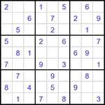 Судоку 9х9 #3353 легкий