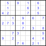 Судоку 9х9 #3355 легкий