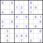 Судоку 9х9 #3360 легкий