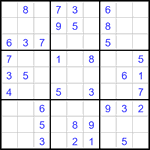 Судоку 9х9 #3361 легкий