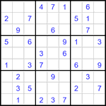 Судоку 9х9 #3374 легкий