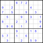 Судоку 9х9 #3376 легкий