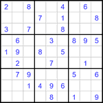 Судоку 9х9 #3377 легкий