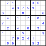 Судоку 9х9 #3386 легкий