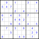 Судоку 9х9 #3397 легкий