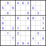 Судоку 9х9 #3323 средний