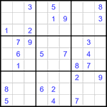 Судоку 9х9 #3324 средний