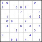 Судоку 9х9 #3325 средний