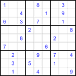 Судоку 9х9 #3327 средний