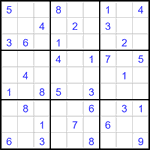 Судоку 9х9 #3329 средний