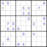 Судоку 9х9 #3331 средний