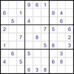 Судоку 9х9 #3333 средний