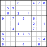 Судоку 9х9 #3334 средний