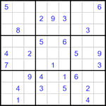 Судоку 9х9 #3335 средний