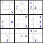 Судоку 9х9 #3338 средний