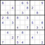 Судоку 9х9 #3339 средний